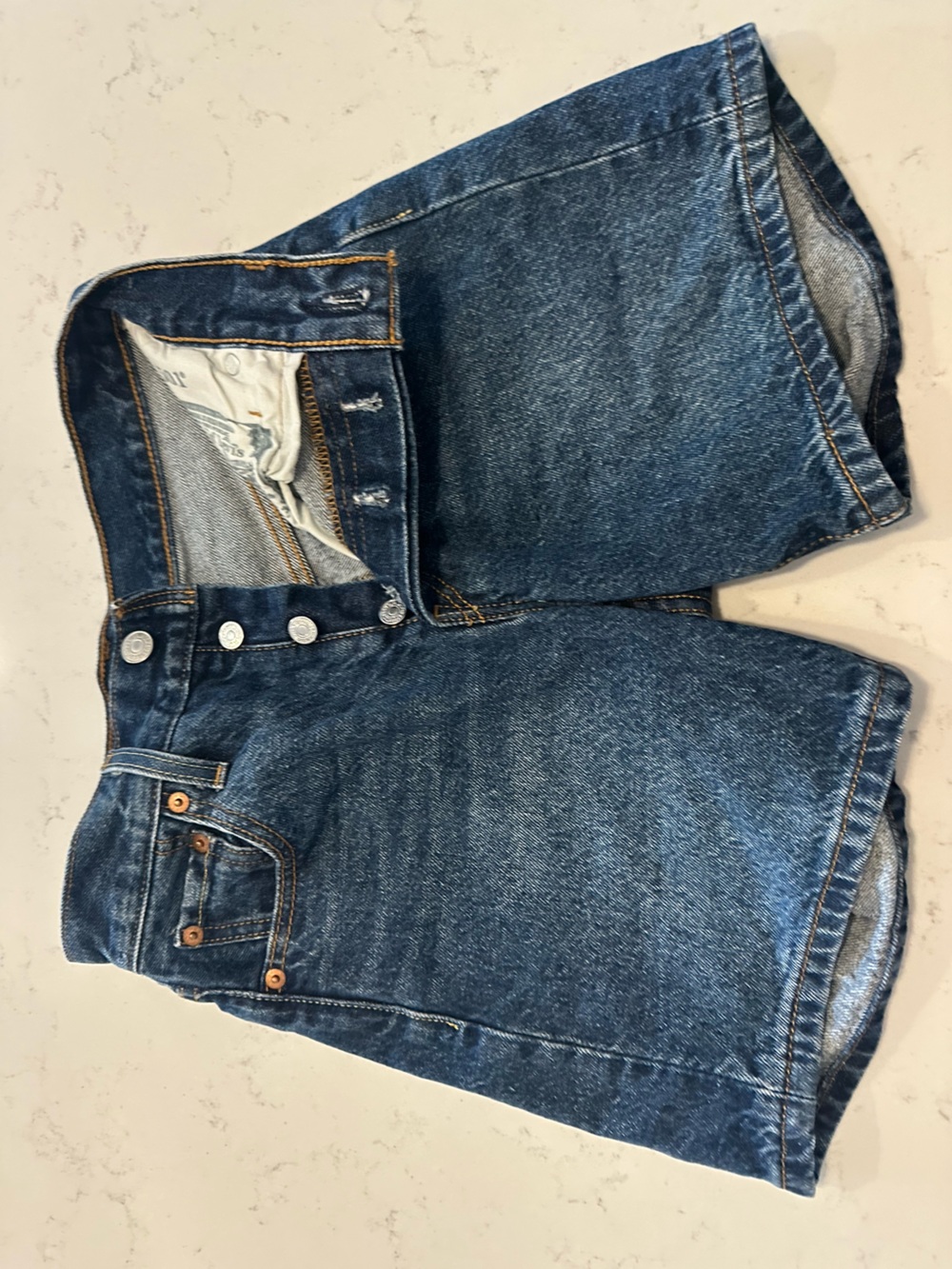 Levi's Classic Blue Denim Women's Shorts